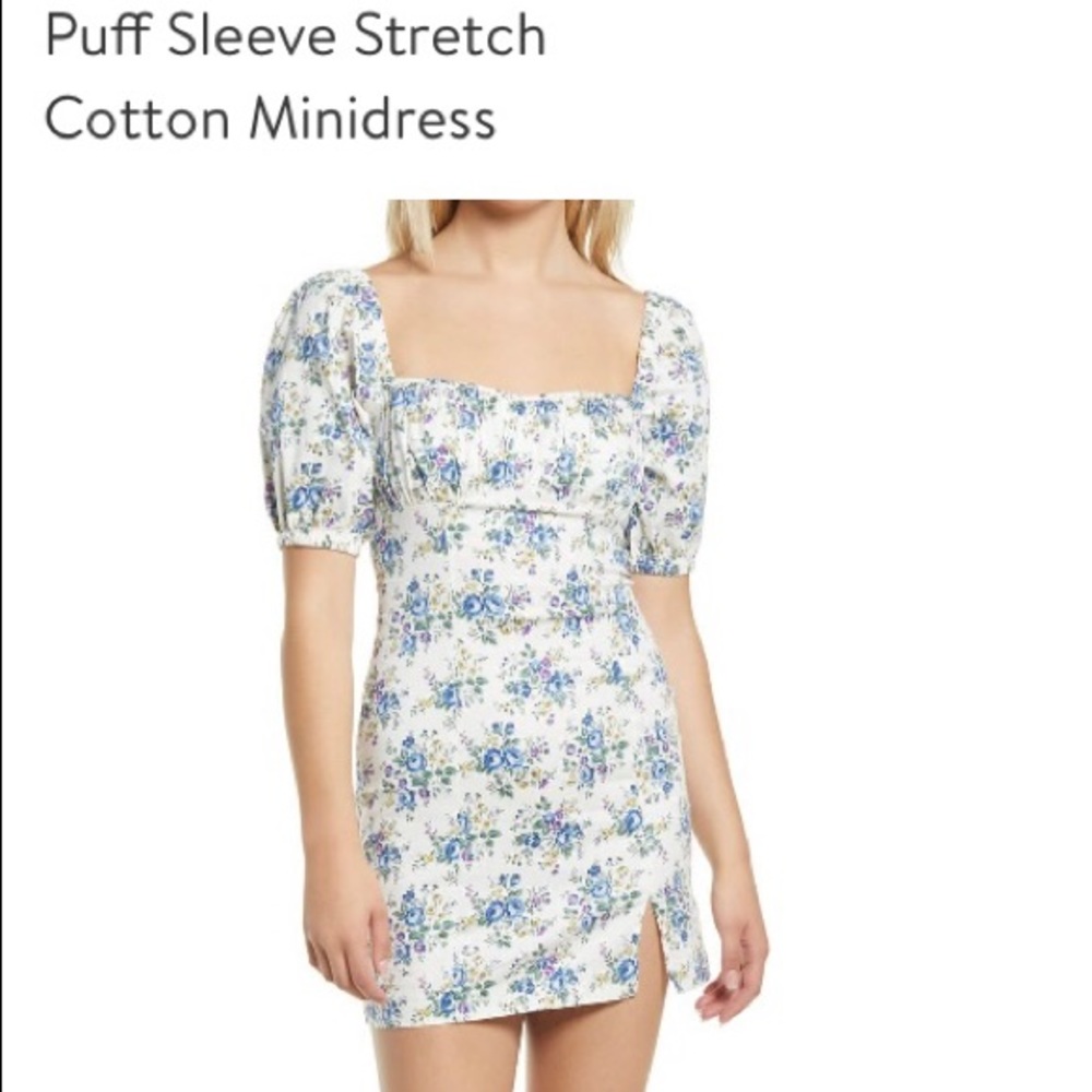 ASTR puff sleeve mini dress! NWOT!